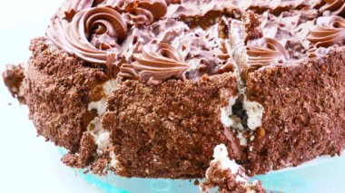 Kesme Çikolatalı beze kek, rotasyon 