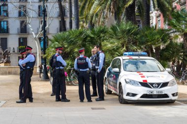 11.03.2018 Barselona İspanya Silahlı mukabele aracı