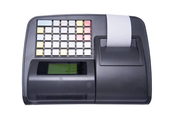 Blank paper bill in electronic cash register machine