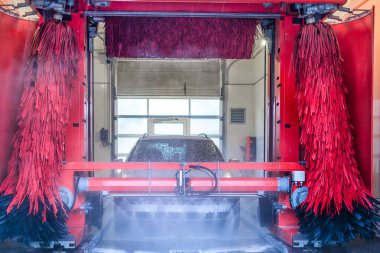 Otomatik araba yıkama, çalışma