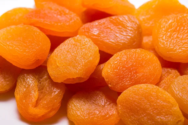 Abricots Secs Orange Vif Fruits Traditionnels Gros Plan — Photo