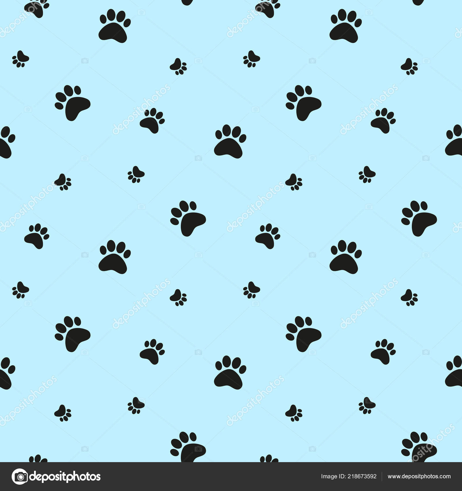 cat and dog paws background