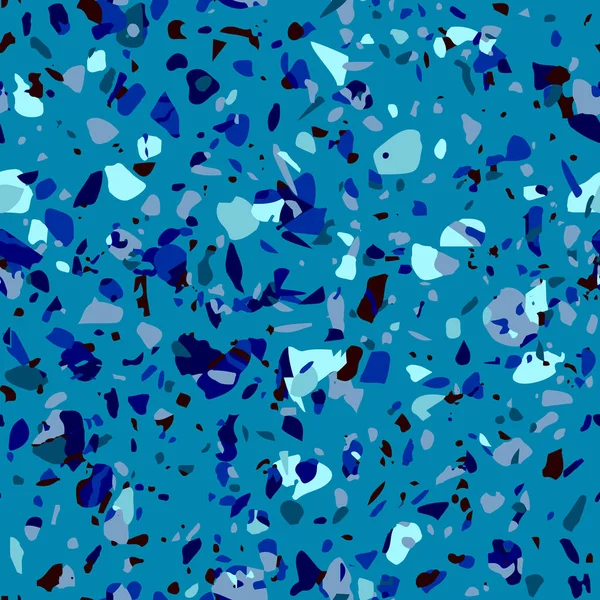 Terrazzo Bodenbelag Nahtloses Muster Hintergrund Mit Strukturierter Oberfläche — Stockvektor