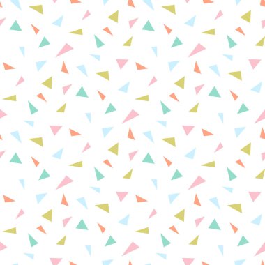 Küçük üçgen seamless modeli. Soyut üçgen geometrik arka plan. Vektör illustratio