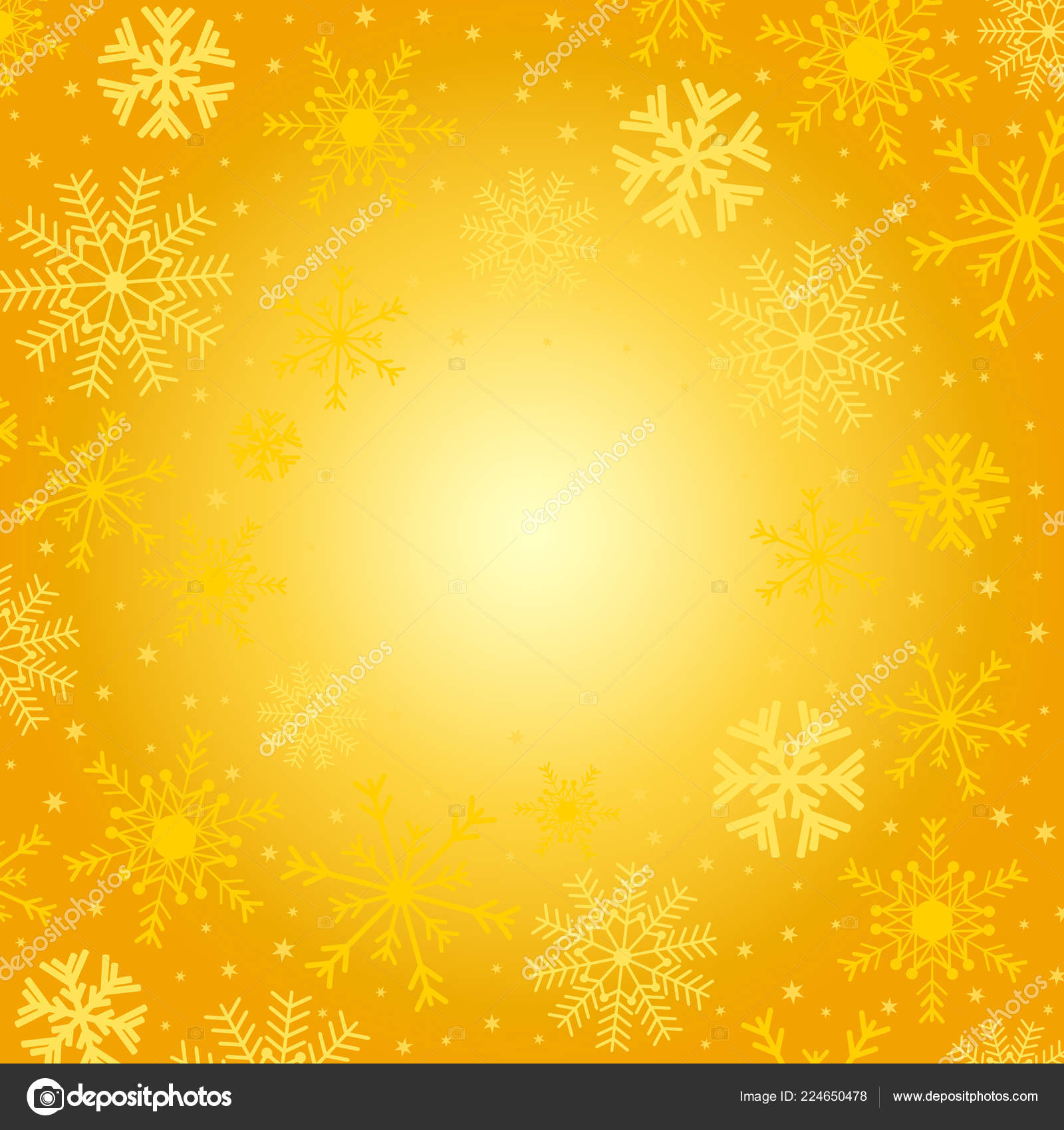 Fundo Férias Natal Com Flocos Neve Estrelas Cor Dourada Padrão Vetor de  ©Lilalove 224650478, image size:1600x1700