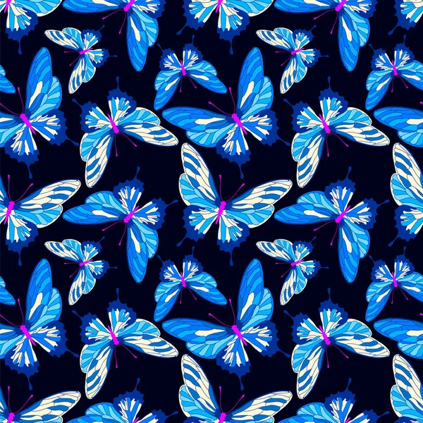 Vector fondo mariposa . — Vector de stock