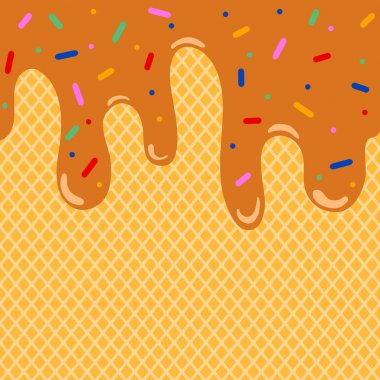 dondurma karamel eritilmiş