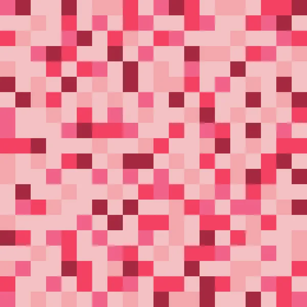 Бесшовный дизайн шаблона с красочными пикселами — стоковый вектор