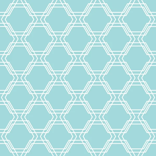Seamless geometric hexagon pattern. Honeycomb, linear, futuristi — ストックベクタ