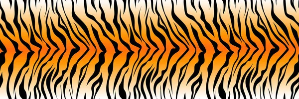 Desenli çizgili kaplan ya da zebra derisi izi arka plan, uzun pankart hayvan kürkü, saç dokusu, pürüzsüz 