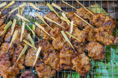 ızgara domuz sopa ocakta