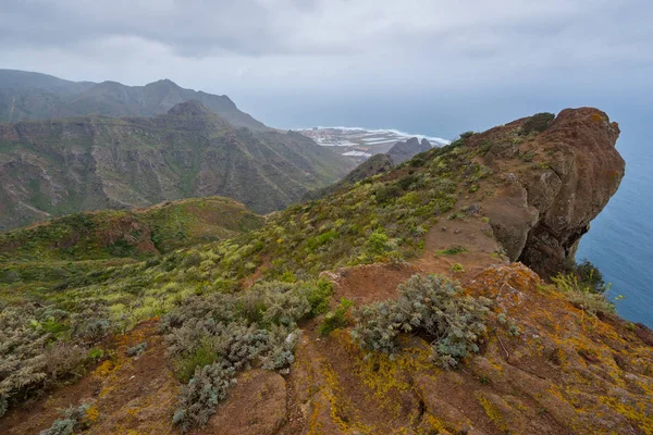 Cliff Nas Montanhas Anaga Tenerife Ilhas Canárias Espanha — Fotografia de Stock