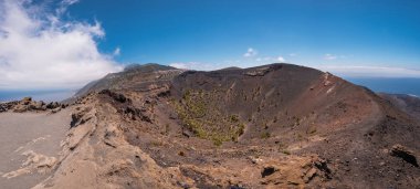 San Antonio volkan La Palma Adası, Kanarya Adaları, İspanya. Yüksek çözünürlüklü panorama.