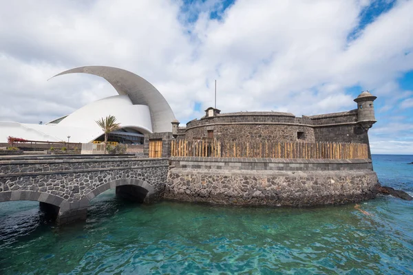 Château Fort Médiéval Jhon Baptist Construit 1643 Santa Cruz Tenerife — Photo