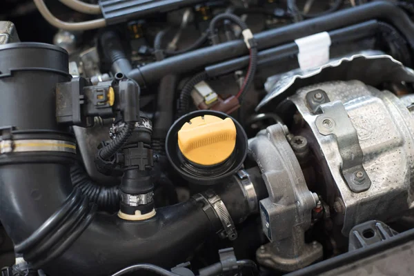 Yeni araba motoru arka plan .