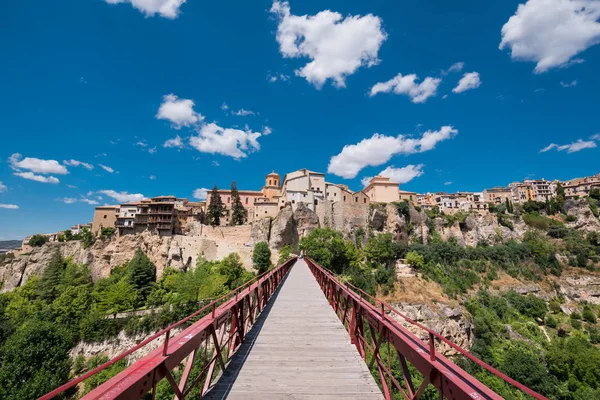 Hangende Huizen Cuenca Spanje — Stockfoto