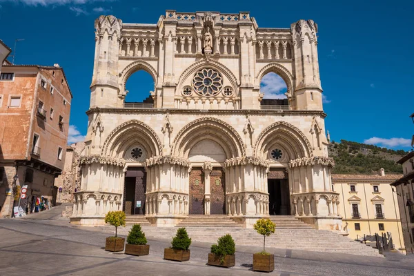 Berühmtes Wahrzeichen Cuenca Kathedrale Castilla Mancha Spanien — Stockfoto