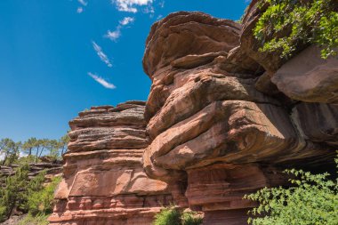 Nehir Gallo Kanyon Guadalajara, İspanya.