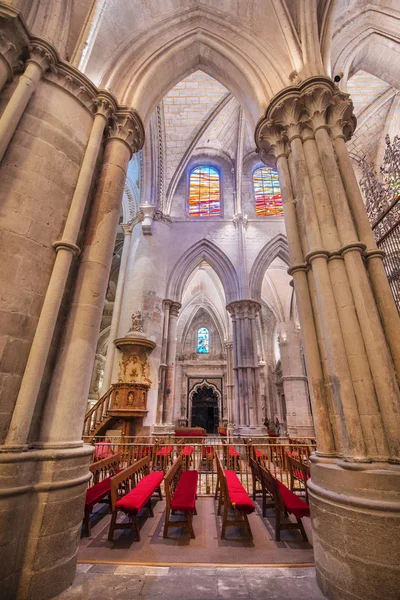 Cuenca Spanien Juli 2018 Interiör Berömda Gotiska Katedralen Cuenca Castilla — Stockfoto