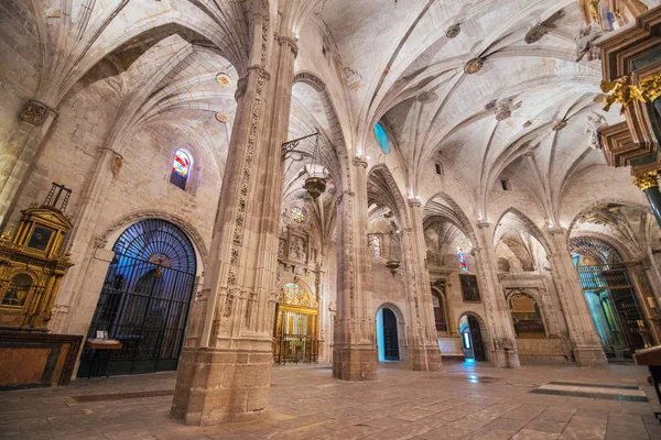 Cuenca Spanien Juli 2018 Interiör Berömda Gotiska Katedralen Cuenca Castilla — Stockfoto