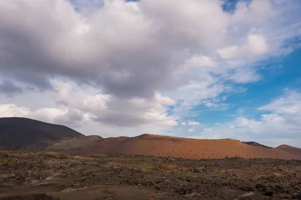 Ηφαιστειακή Εθνικό Πάρκο Timanfaya Λανζαρότε Κανάριοι Νήσοι Ισπανία — Φωτογραφία Αρχείου