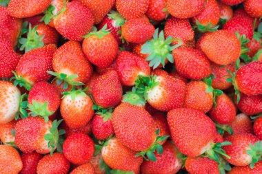 Lezzetli taze çilek arka plan