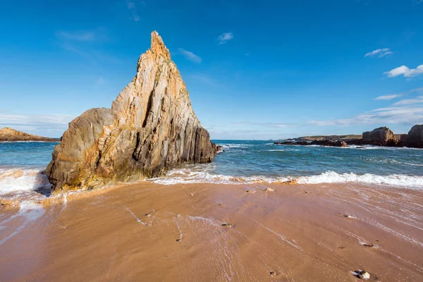 Idyllische Landschaft Mexiko Strand Asturien Spanien — Stockfoto