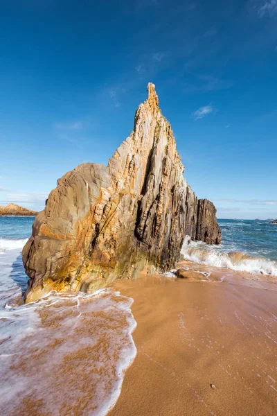 Paisaje Idílico Playa Mexota Asturias España — Foto de Stock