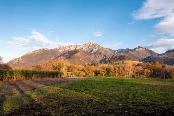 Idyllic Valley Landscape Picos Europa Asturias Spain — Stock Photo, Image