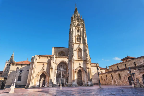 Oviedos Katedral Asturien Spanien — Stockfoto