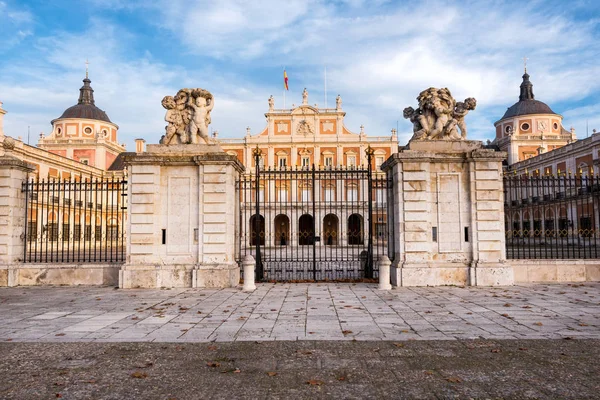 Royal Palace Aranjuez Madrid Spanyolország — Stock Fotó