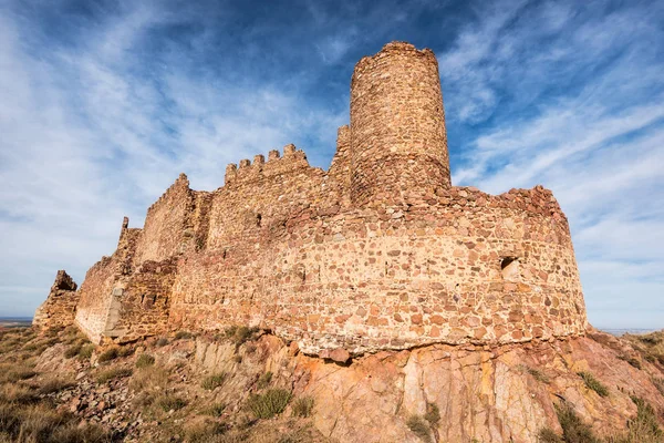 stock image Ruins of Almonacid castle in Toledo, Spain.