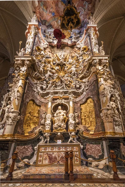 Toledo España Diciembre 2018 Interior Catedral Primada Santa María Toledo — Foto de Stock