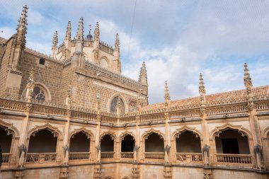Cloister Of Manastırı, San Juan De Los Reyes Toledo, Castilla la Mancha, İspanya