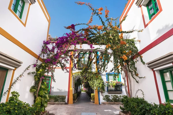 Puerto de Mogan, Gran Canaria, Kanarya Adaları, İspanya 'da güzel bir turistik bölge..