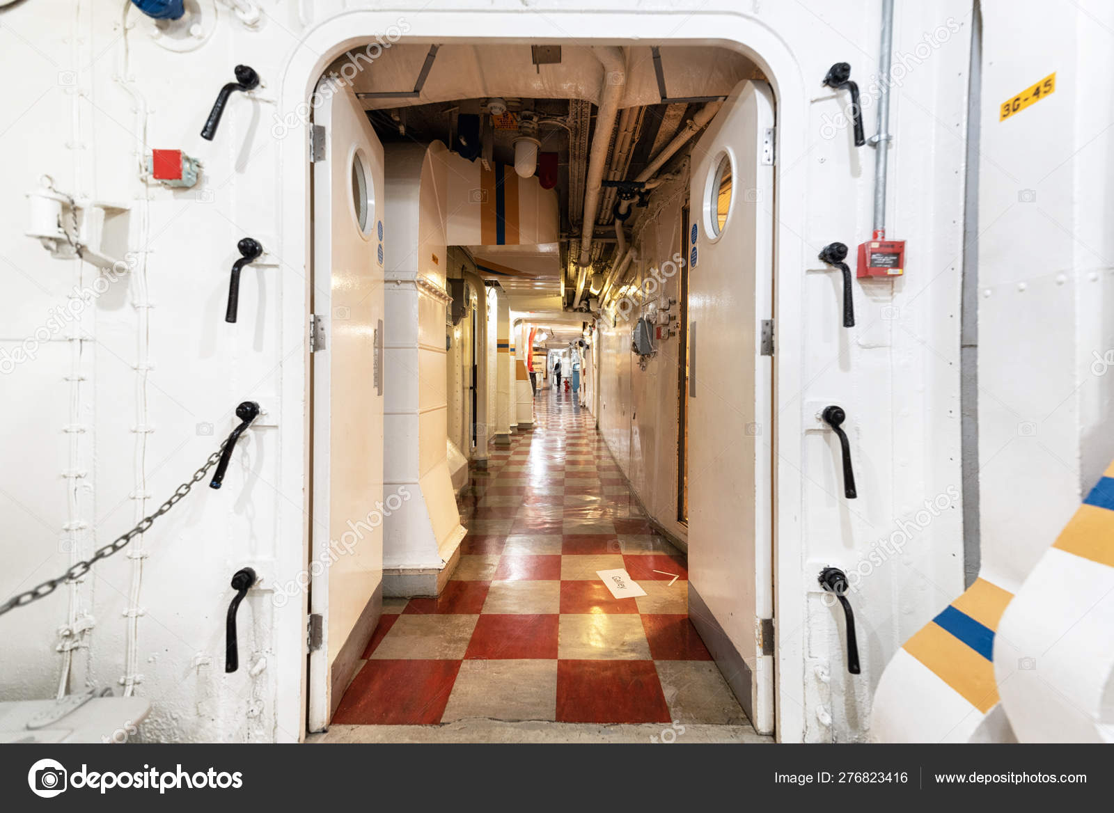 London United Kingdom May 13 2019 Hms Belfast Warship