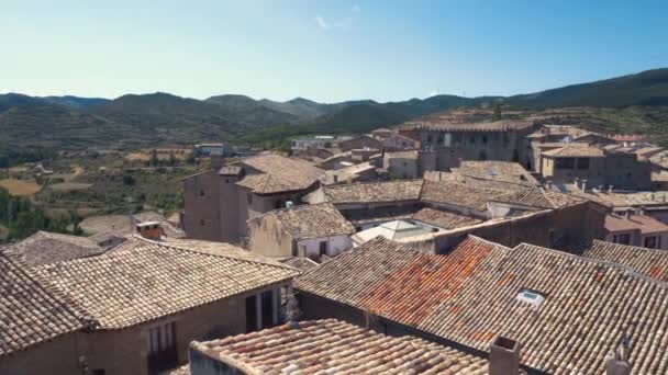 Sos del Rey Catolico medieval village in Zaragoza province, Spain. — Stock Video