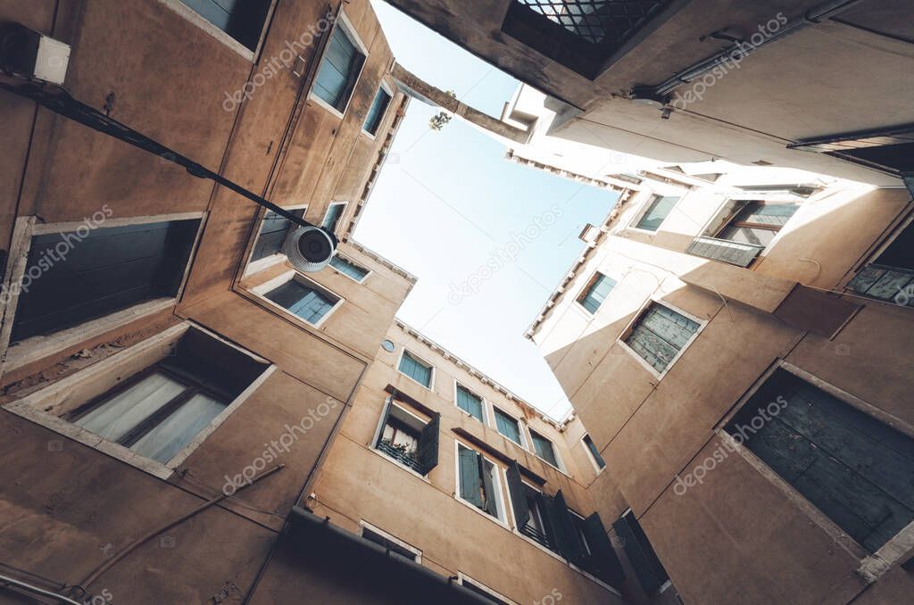 Building abstract background. Residential building.