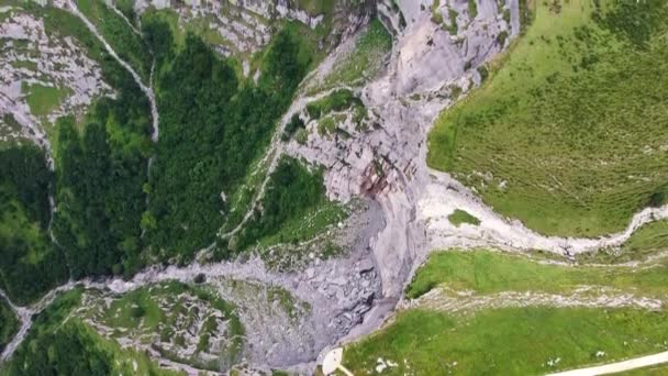 Aerial view of Delika canyon in Burgos, Spain. — Stock Video