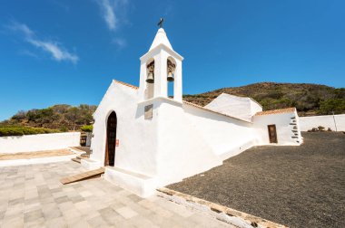 El Hierro adasının ünlü simgesi, Virgen de los reyes ermitage, Kanarya Adaları, İspanya.