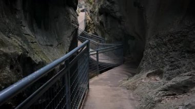 Santo Domingo de Silos 'taki Yecla Gorge, Burgos, İspanya. Yüksek kalite 4k görüntü
