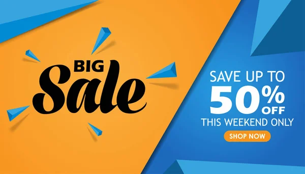 Big sale banner template