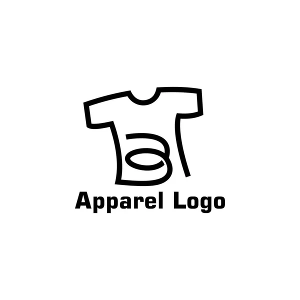 Vêtements Logo Design Vecteur — Image vectorielle