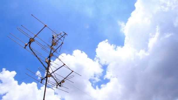 Antena Cielo Azul — Vídeo de stock