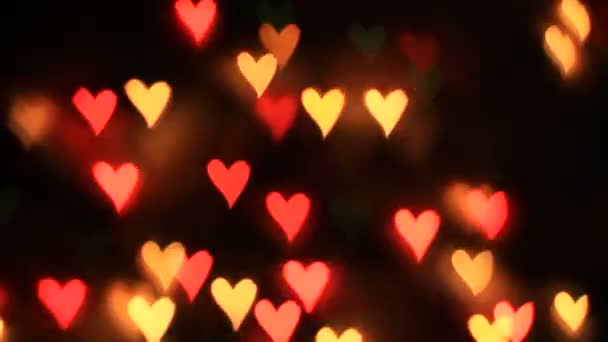 Faits saillants animés en forme de cœur. Cette boucle transparente peut être utilisée comme couche de fond .