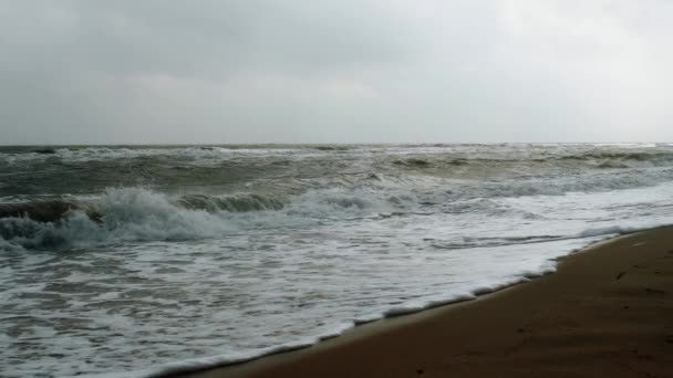 Ondas na praia — Vídeo de Stock