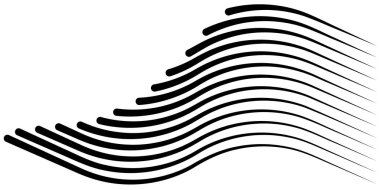 Hız çizgileri izole küme. Güneş ışınları veya yıldız patlaması siyah vektör öğeleri farklı basit siyah vektör hız satırlarının Isolated.Set.