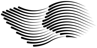 Hız çizgileri izole küme. Güneş ışınları veya yıldız patlaması siyah vektör öğeleri farklı basit siyah vektör hız satırlarının Isolated.Set.