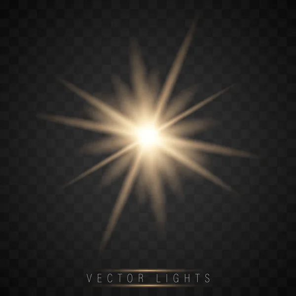 Efecto de luz brillante. — Archivo Imágenes Vectoriales