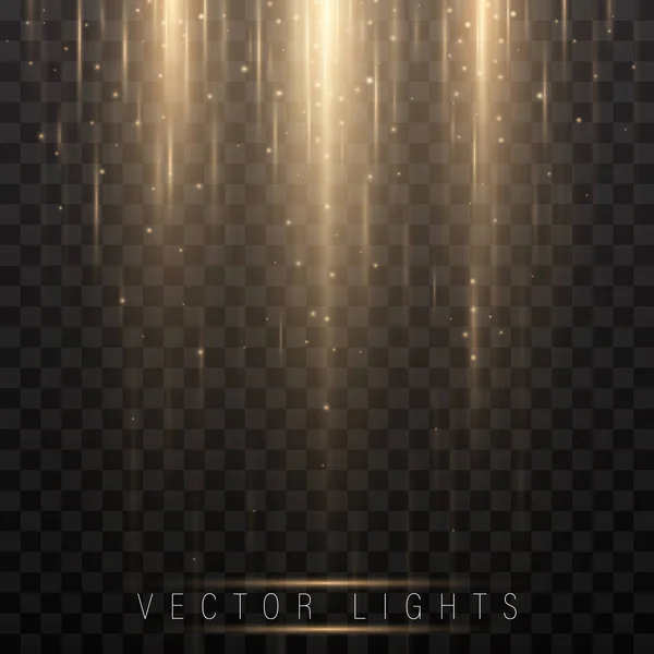 Linhas de luz de brilho abstrato — Vetor de Stock